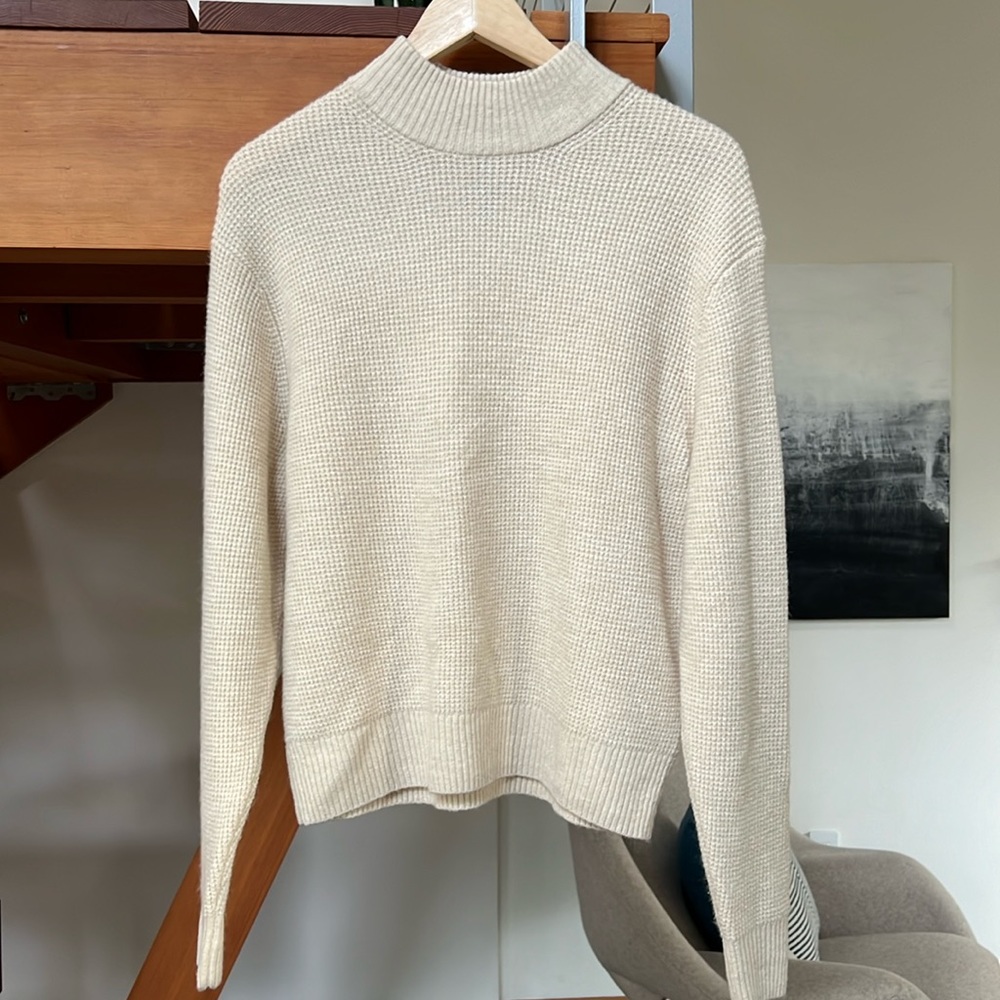 Waffle Knit Sweater